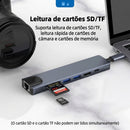 Hub USB-C 8 em 1 e 7 em 1